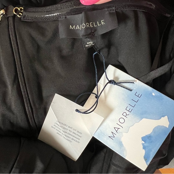 NEW NWT Majorelle Giules Strapless Ruched Maxi Gown In Black - Picture 8 of 10